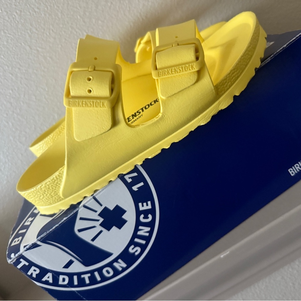 Arizona EVA Birkenstock yellow size 37